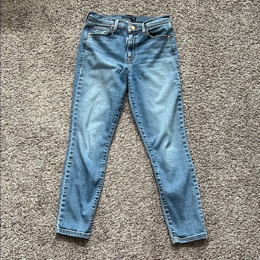 Level 99 Light Blue Skinny Jeans